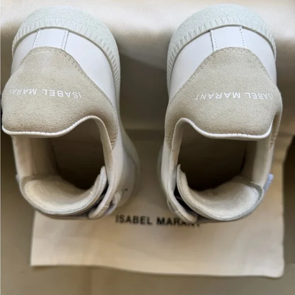 Isabel Marant White and Cream Athletic Shoes - Picture 5 of 6